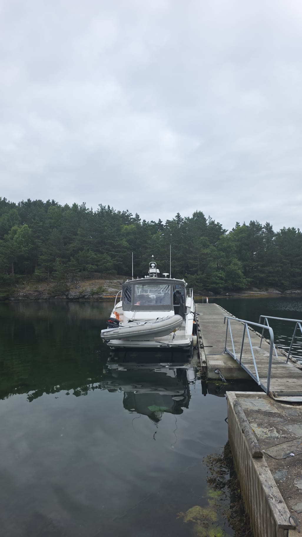 First generation NorDav swivel davit installation footprint
